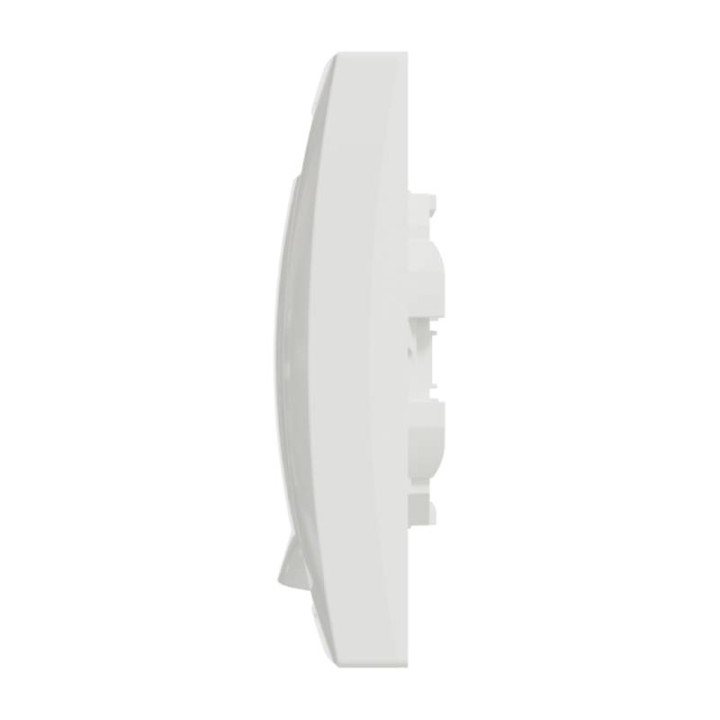 Plaque Unica - Blanc - IP44 - 2 modules - 1 poste