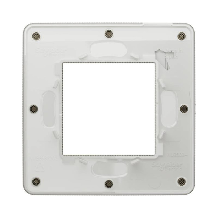 Plaque Unica Studio Metal - Bronze avec liseré blanc - 2 modules - 1 poste