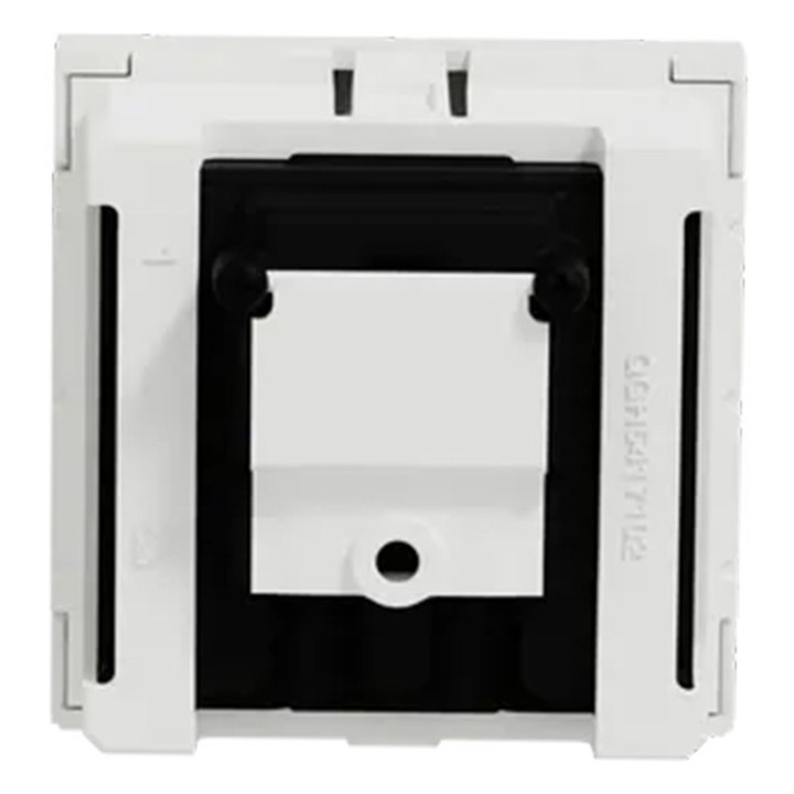 Prise FM/TV/SAT Unica - 2 modules - Blanc antimicrobien