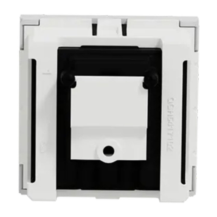Prise FM/TV/SAT Unica - 2 modules - Alu