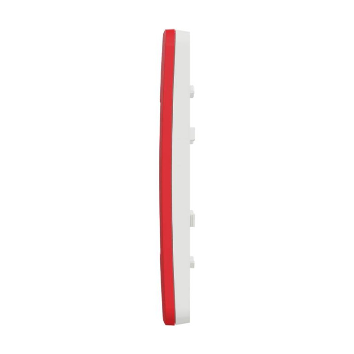 Plaque Unica Studio Color - Rouge cardinal - 2 modules - 1 poste