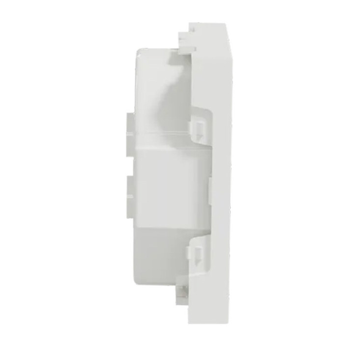 Prise de courant 2P+T Unica - 45° - 16A - Blanc antimicrobien