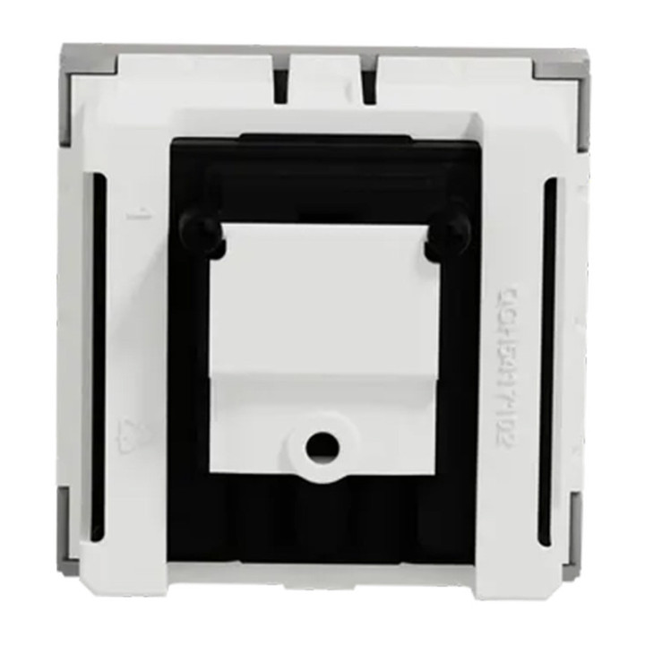 Prise R-TV/SAT Unica - 2 modules - Alu