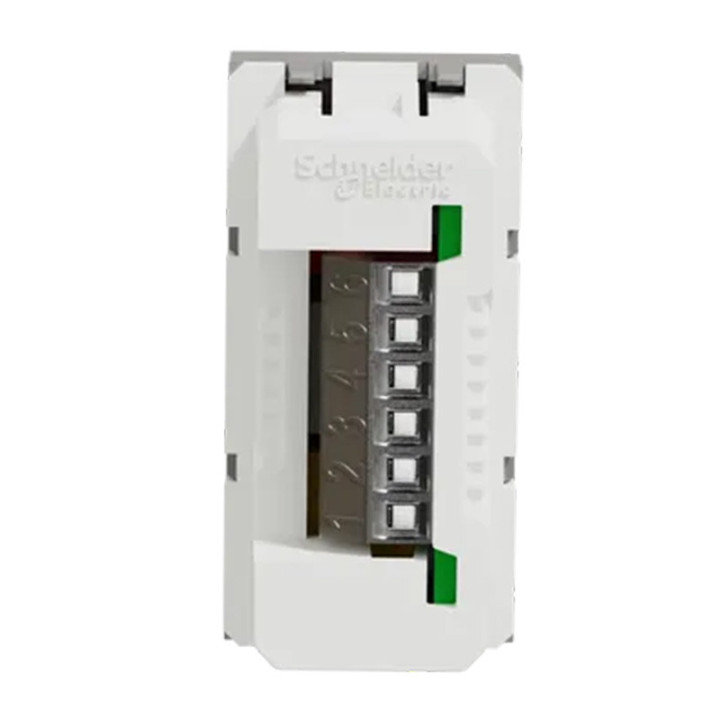 Prise RCA Unica - Triple - 1 module - Alu