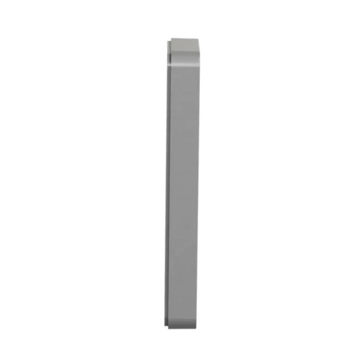 Plaque Unica étroite - Aluminium - 1 module - 1 poste