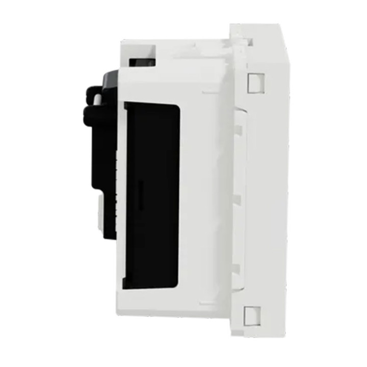 Prise R-TV/SAT Unica - 2 modules - Blanc