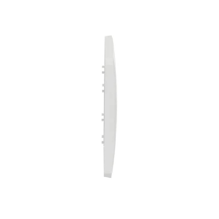 Plaque Unica Studio - Blanc - 2 modules - 1 poste horizontal