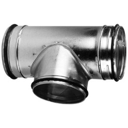 Té 90° Véloduct - Diamètre A : 125mm - Diamètre B : 125mm