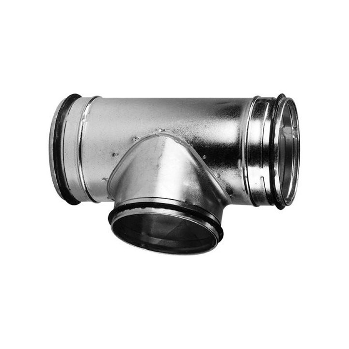 Té 90° Véloduct - Diamètre A : 125mm - Diamètre B : 125mm