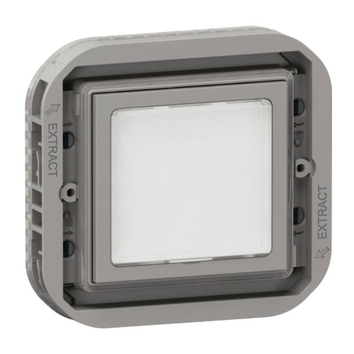 Voyant de balisage et signalisation à LED Plexo Legrand - IP55 - A composer - Gris