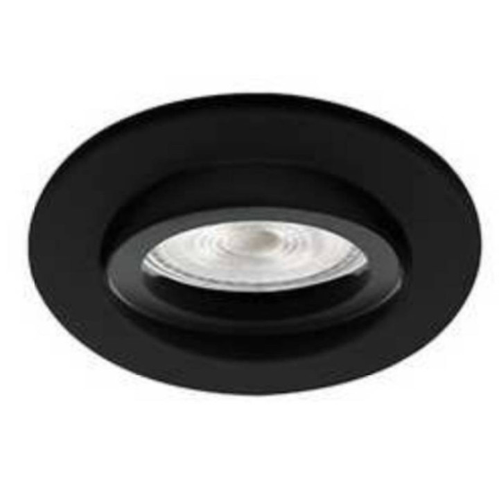 DO47505 - Spot encastré rond en fonte d'aluminium ALA1013 RX - Orientable - 50W - GU10 - Noir mat