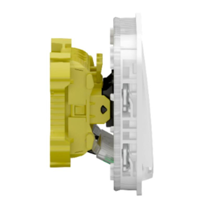 Va-et-vient avec voyant témoin Plexo Legrand - 10AX - IP55 - A composer - Etanche -Blanc