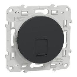 PRISE - RJ45 - CAT6 - ANTHRACITE - ODACE