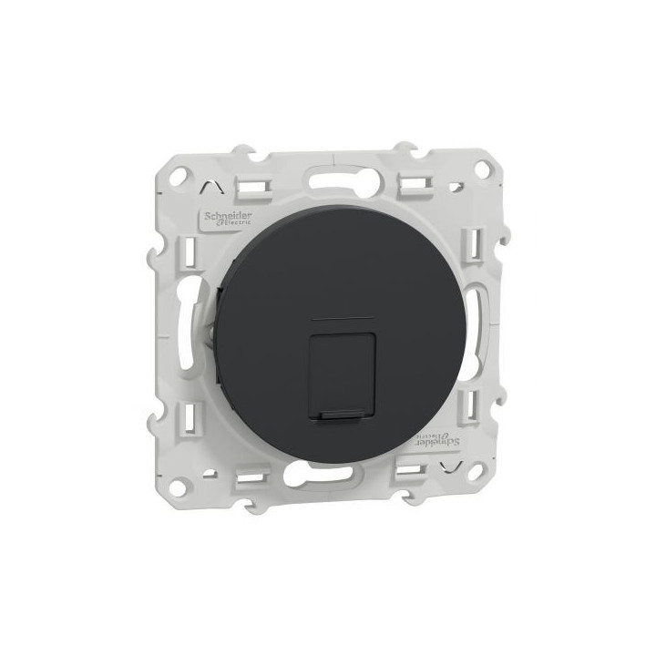 PRISE - RJ45 - CAT6 - ANTHRACITE - ODACE