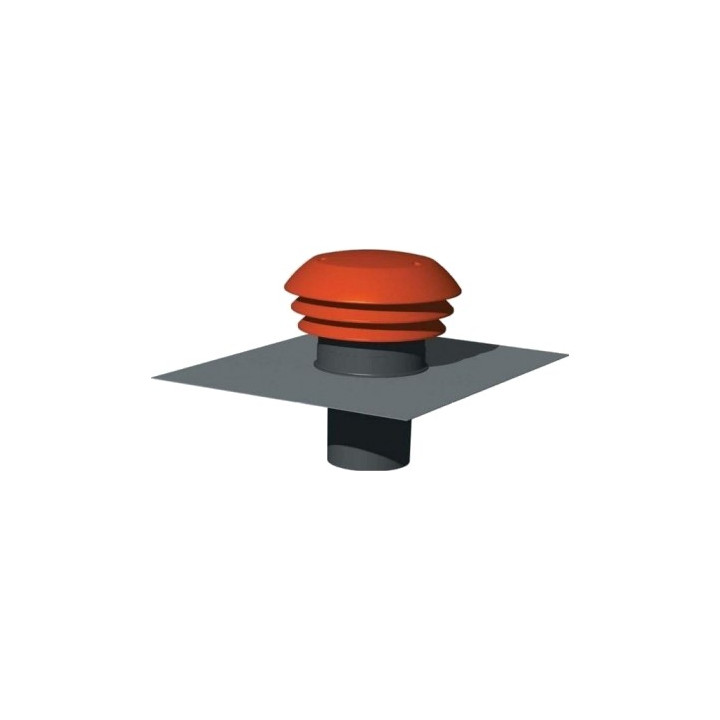 Sortie de toiture CPR 125 R - ø 125mm - Rouge