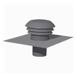 Sortie de toiture CPR 160 A - ø 160mm - Gris
