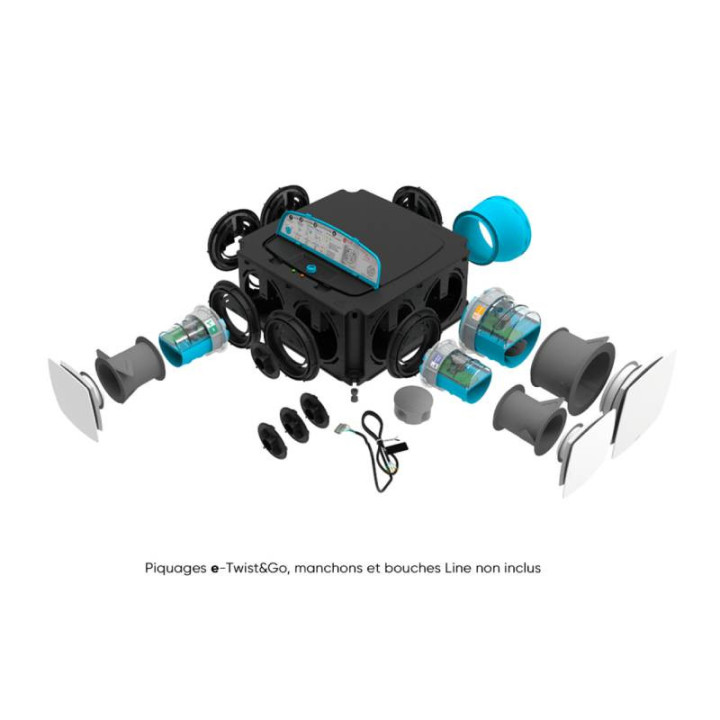 VMC hygroréglable Hygrogenius Flex [412283 - Atlantic]