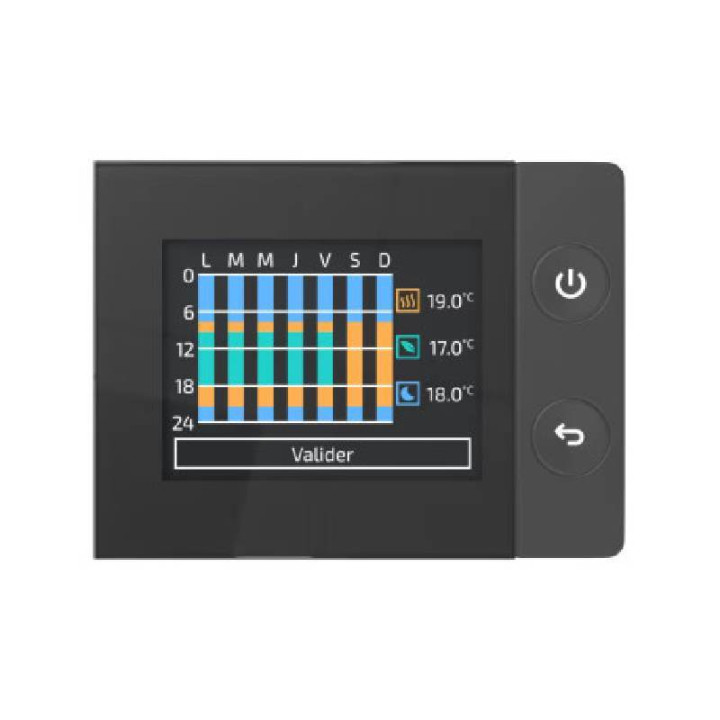 RADIATEUR - GALAPAGOS - INTELLIGENT - ANTHRACITE - 1000W - BAS