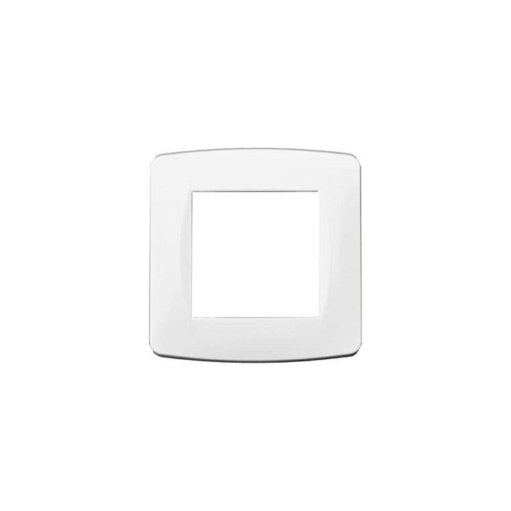 Plaque Esprit - 1 poste - Blanc