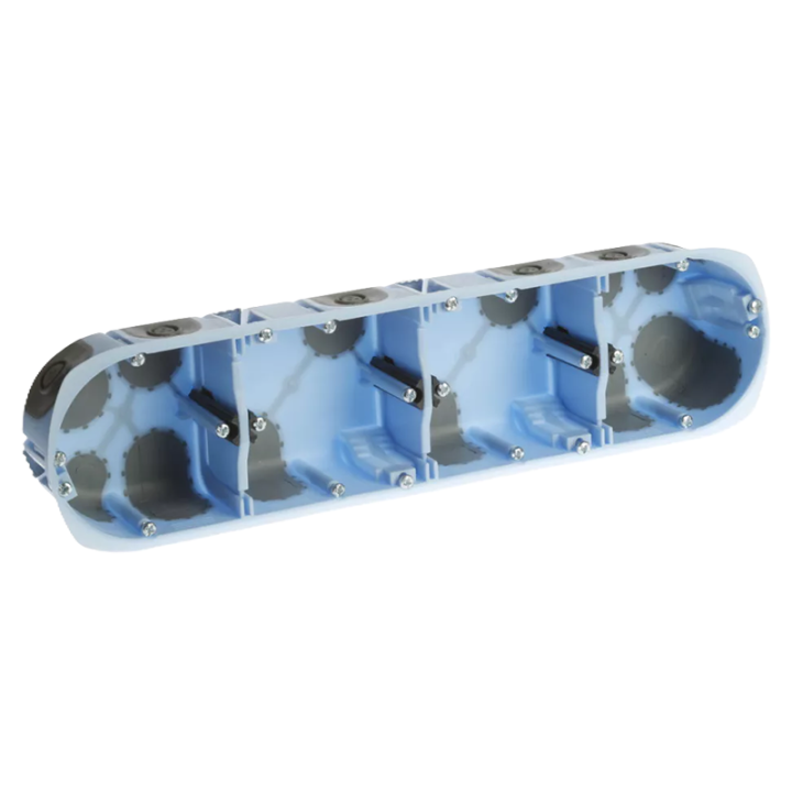 Boîte d'encastrement XL AIR'métic - 4 postes - entraxe 71 mm - profondeur 40 mm