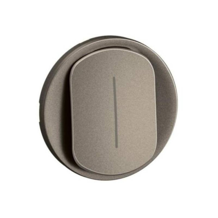 Enjoliveur pour permutateur lumineux Céliane Legrand - Titanium