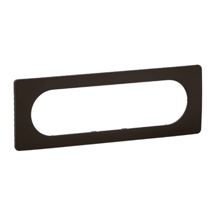 Plaque de finition Céliane Legrand - 6/8 modules - Noir mat