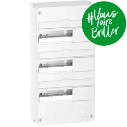 Coffret de répartition Resi9 - 13 modules - 3 rangées