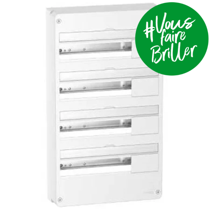 Coffret de répartition Resi9 - 18 modules - 4 rangées