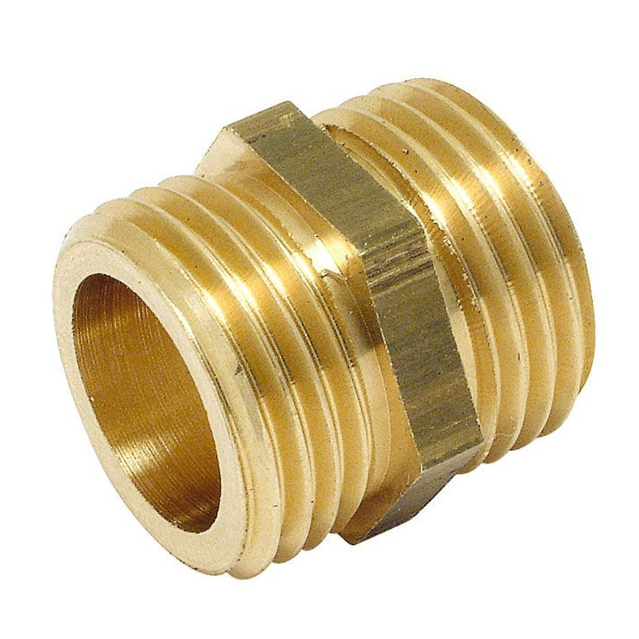 Raccord laiton 8280 mamelon égal MM 1' 1/4