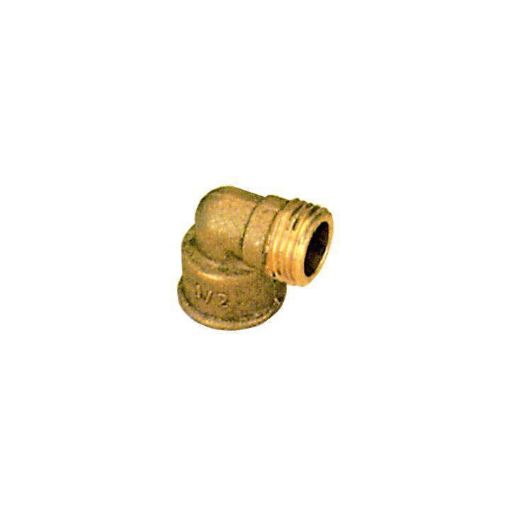 Raccord laiton 8092 coude 90° MF 1/2