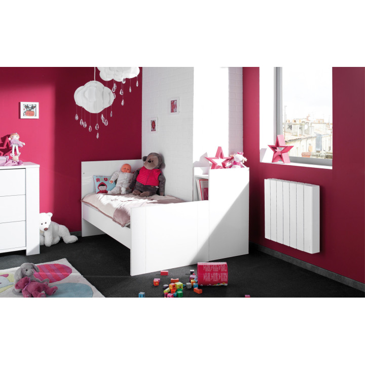 Radiateur programmable Accessio Digital 2 - Blanc - Horizontal - 1250W