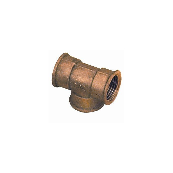 Raccord laiton 8130 té égal femelle 3/4
