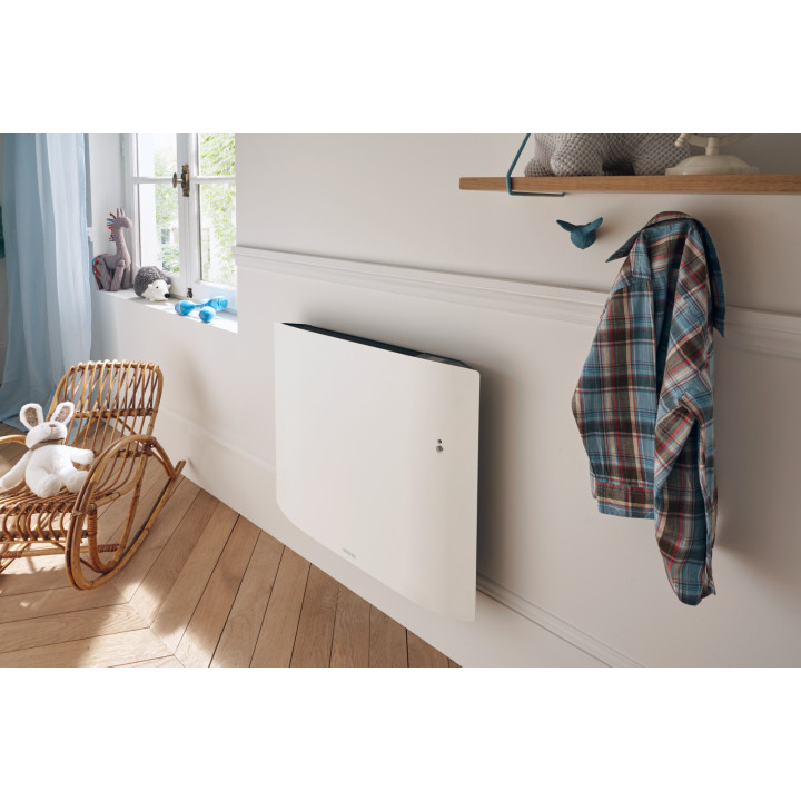 Radiateur électrique Divali connecté - Horizontal - 2000W - Blanc carat