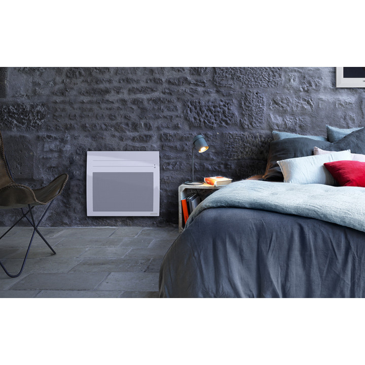 Radiateur Tatou connecté pilotage intelligent Horizontal - 1000W - Blanc