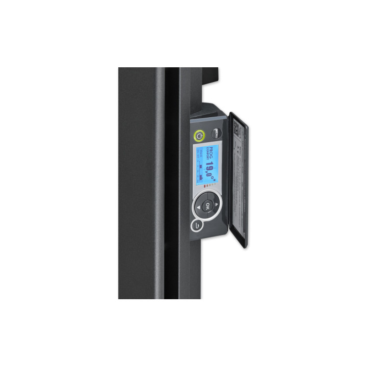 Radiateur Oniris connecté Pilotage intelligent - Vertical - 1500W - Gris