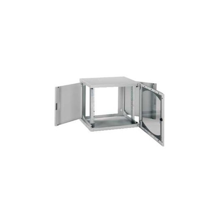 Coffret Actassi OPB 19'' - 6 U - Chassis fixe, porte vitrée - 380 x 600 x 400 mm