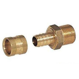 Raccord PER à glissement PG7243G mâle droit à visser 3/8-12x1,1