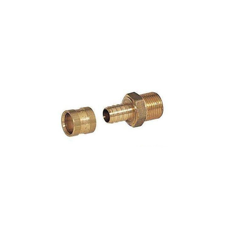 Raccord PER à glissement PG7243G mâle droit à visser 3/8-12x1,1