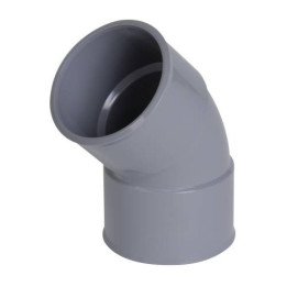 Raccord évacuation coude simple femelle 45° 32mm