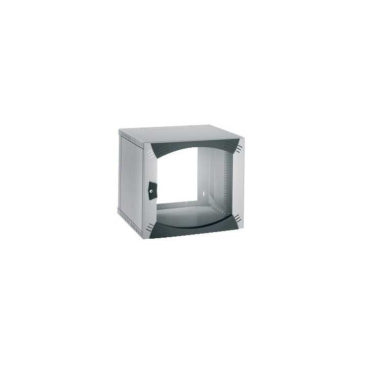 Coffret Actassi 19'' OPB 9U - Chassis fixe, porte vitrée -  Dimensions 513 x 600 x 400mm