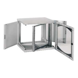 Coffret Actassi 19'' OPB 15U - Chassis pivotant, porte vitrée - Dimensions 780 x 600 x 600mm