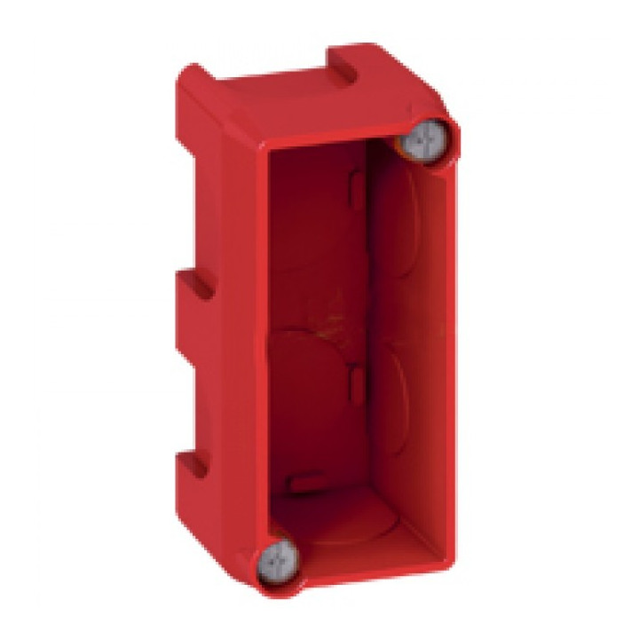 Boîte monoposte Batibox pour maçonnerie - Mosaic ou Céliane - 1 module - profondeur 40 mm