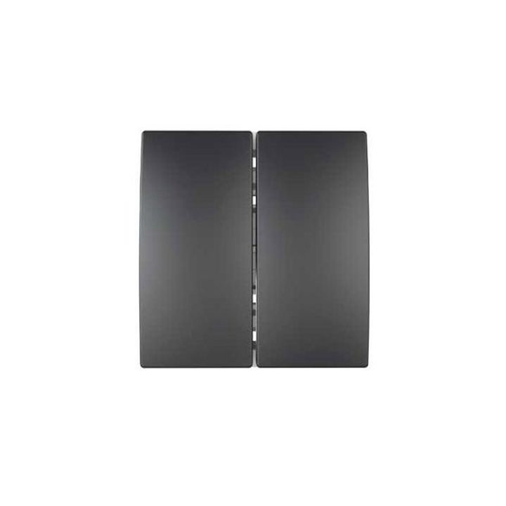 Double Va-et-vient Unica 10A - 2 modules - Graphite