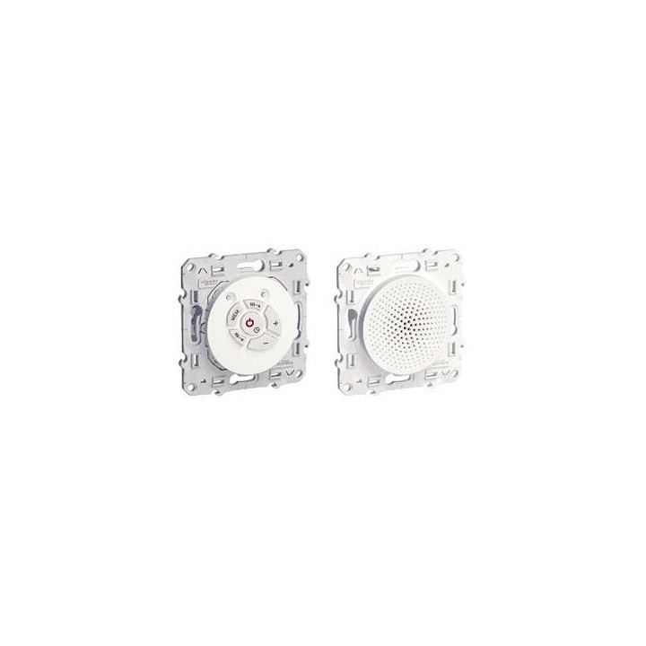Odace radio FM + haut-parleur - blanc