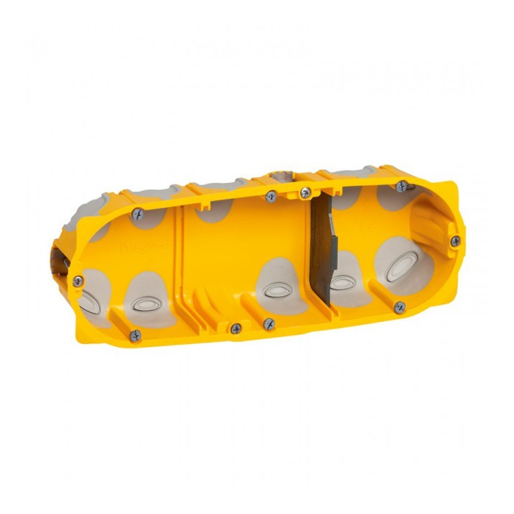 Boite d'encastrement Batibox Energy - 3 postes - Prof 50mm