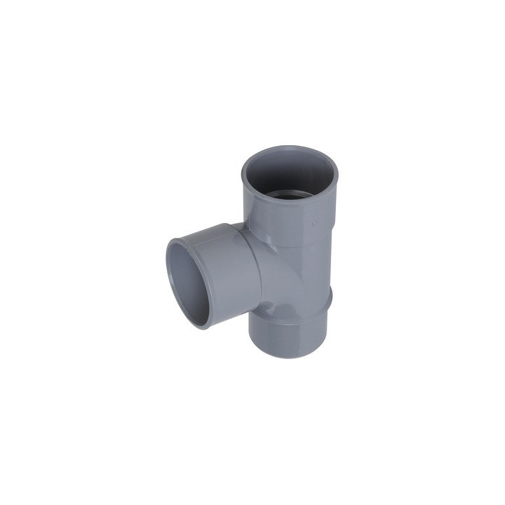 Raccord évacuation té pied de biche mâle femelle 90° 40mm