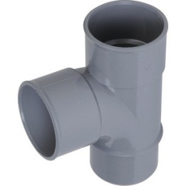 Raccord évacuation té pied de biche mâle femelle 90° 32mm