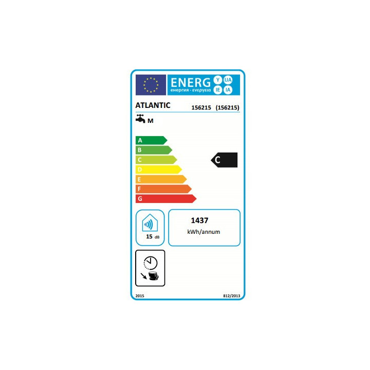 Chauffe-eau électrique ACI hybride Zénéo - Vertical mural compact - 150L