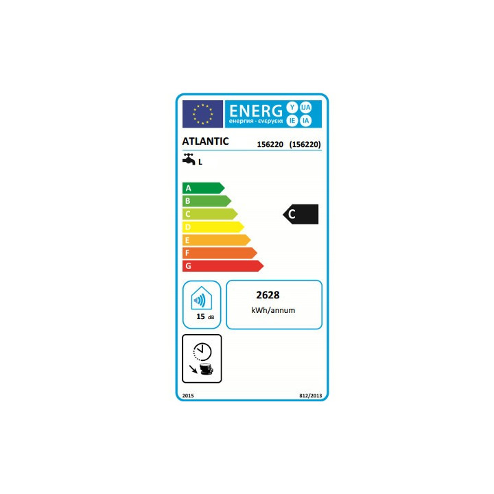 Chauffe-eau électrique ACI hybride Zénéo - Vertical mural compact - 200L