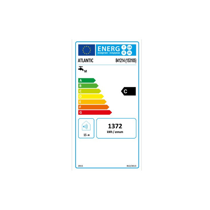 Chauffe-eau électrique ACI hybride Zénéo - Vertical mural - 50L